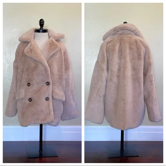 Free People Jackets Coats Free People Solid Kate Faux Fur